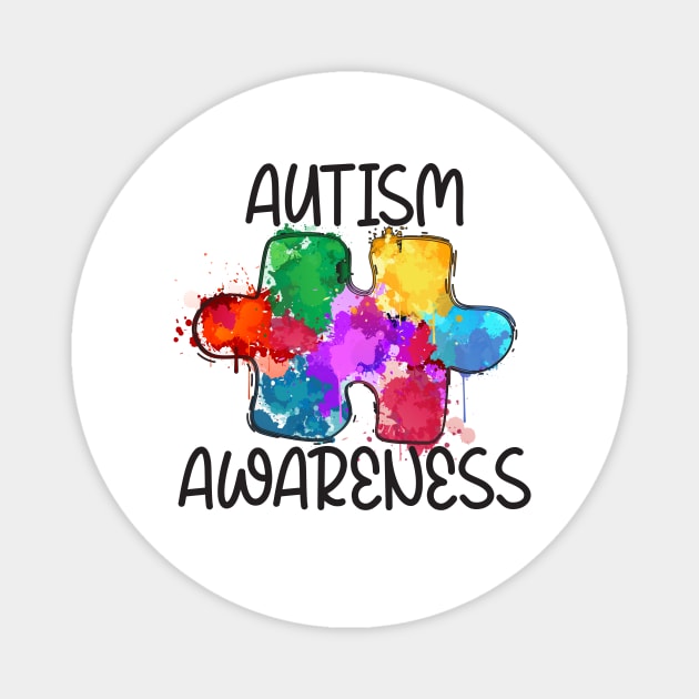 autism awareness Magnet by Mstudio